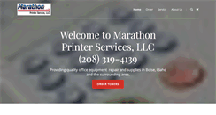 Desktop Screenshot of marathonprinter.com