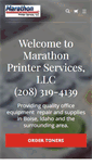 Mobile Screenshot of marathonprinter.com